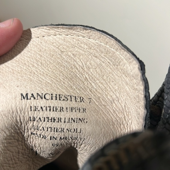 Freebird by Steven Manchester Boots - Blue Size 7 - Picture 8 of 9